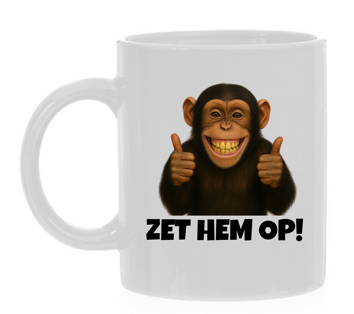 Mok zet hem op!