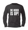Shirtje lange mouw de koek is op