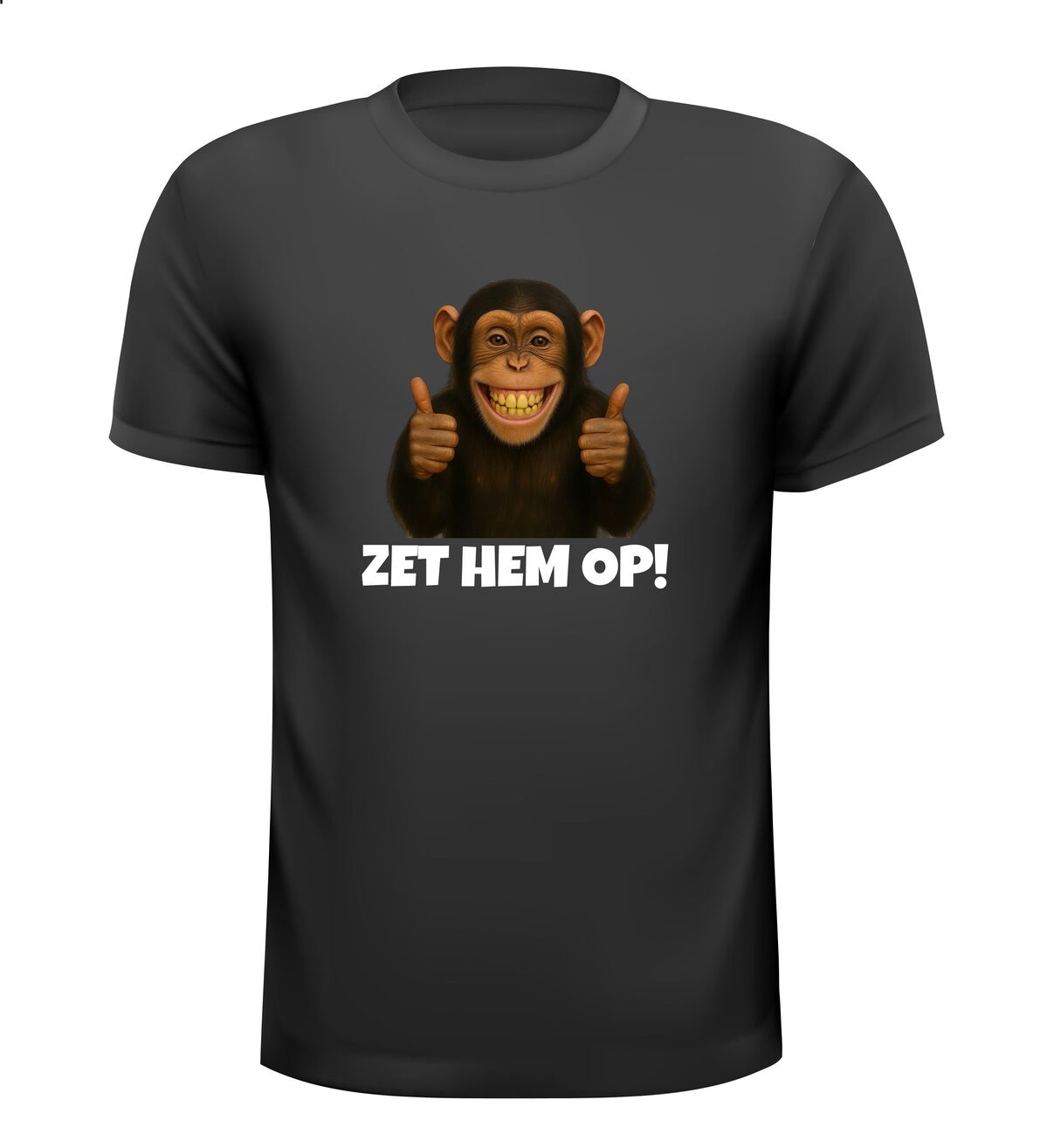Shirtje zet hem op!