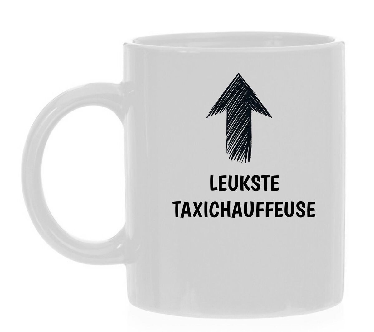 Mok voor de Leukste Taxichauffeuse