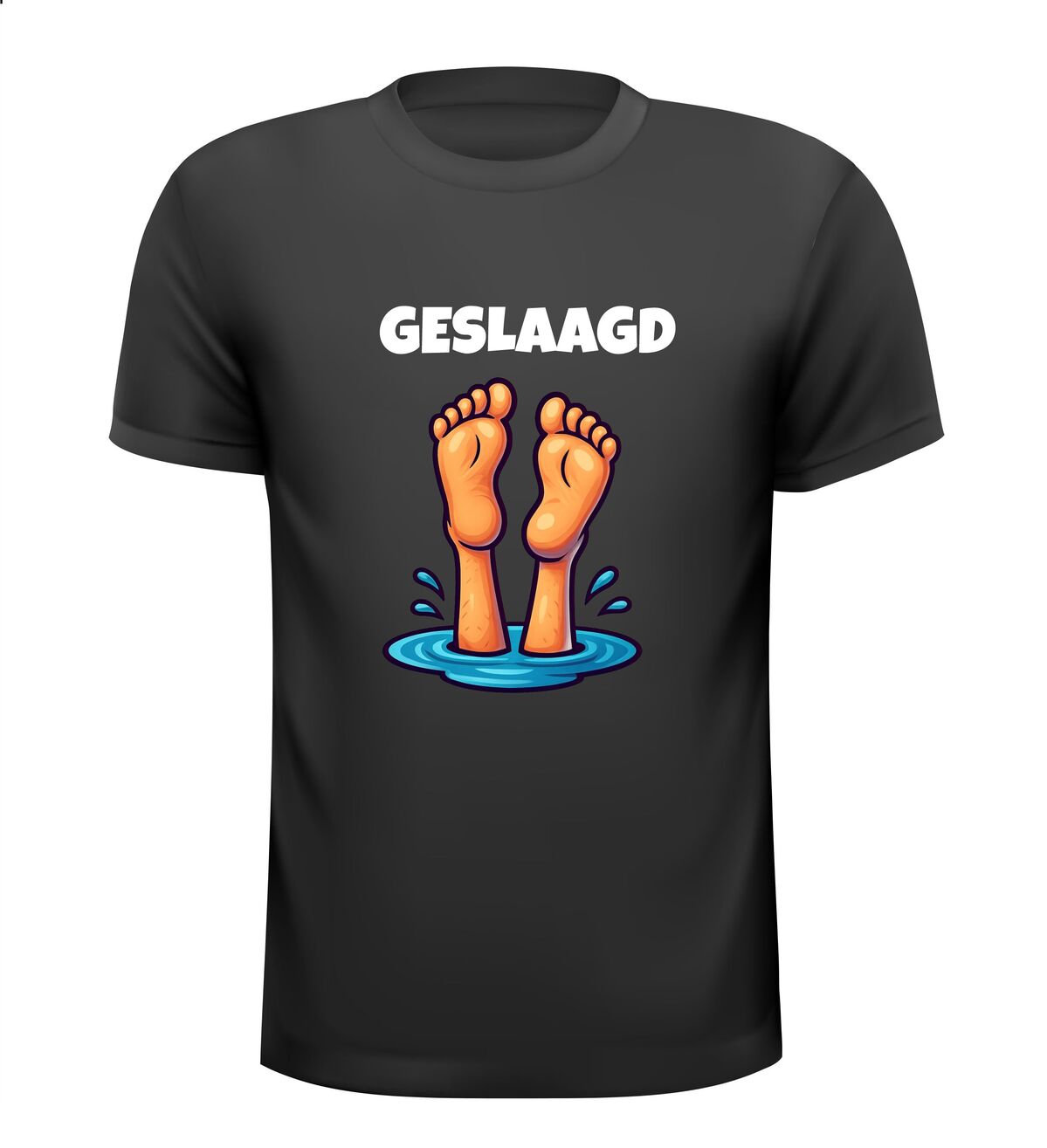 Geslaagd zwemdiploma shirtje