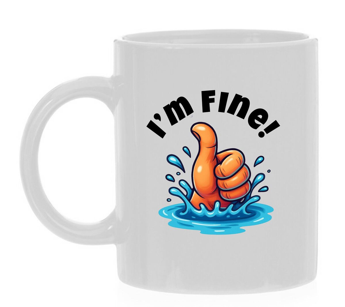 Mok I'm Fine! Mok voor mensen zonder stress!