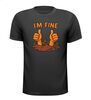foto 1 Shirtje i'm fine gras modder. Super leuk en grappig shirtje
