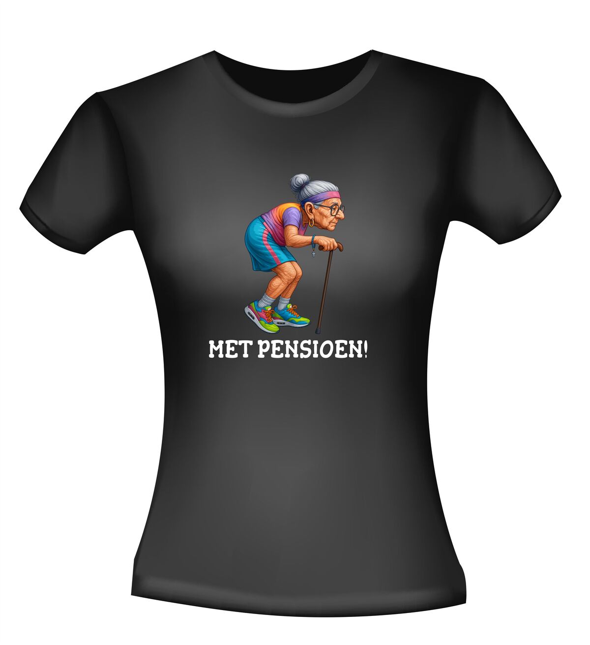 Shirtje voor dames die met pensioen gaan!