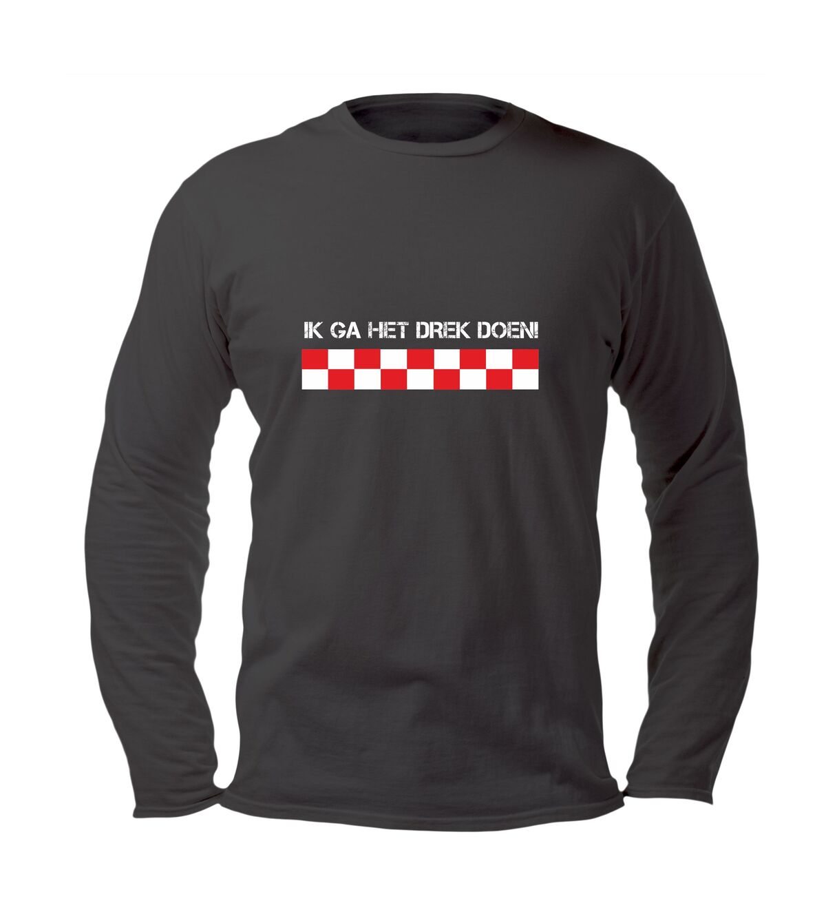 Brabants shirtje ik ga het drek doen Lange mouw