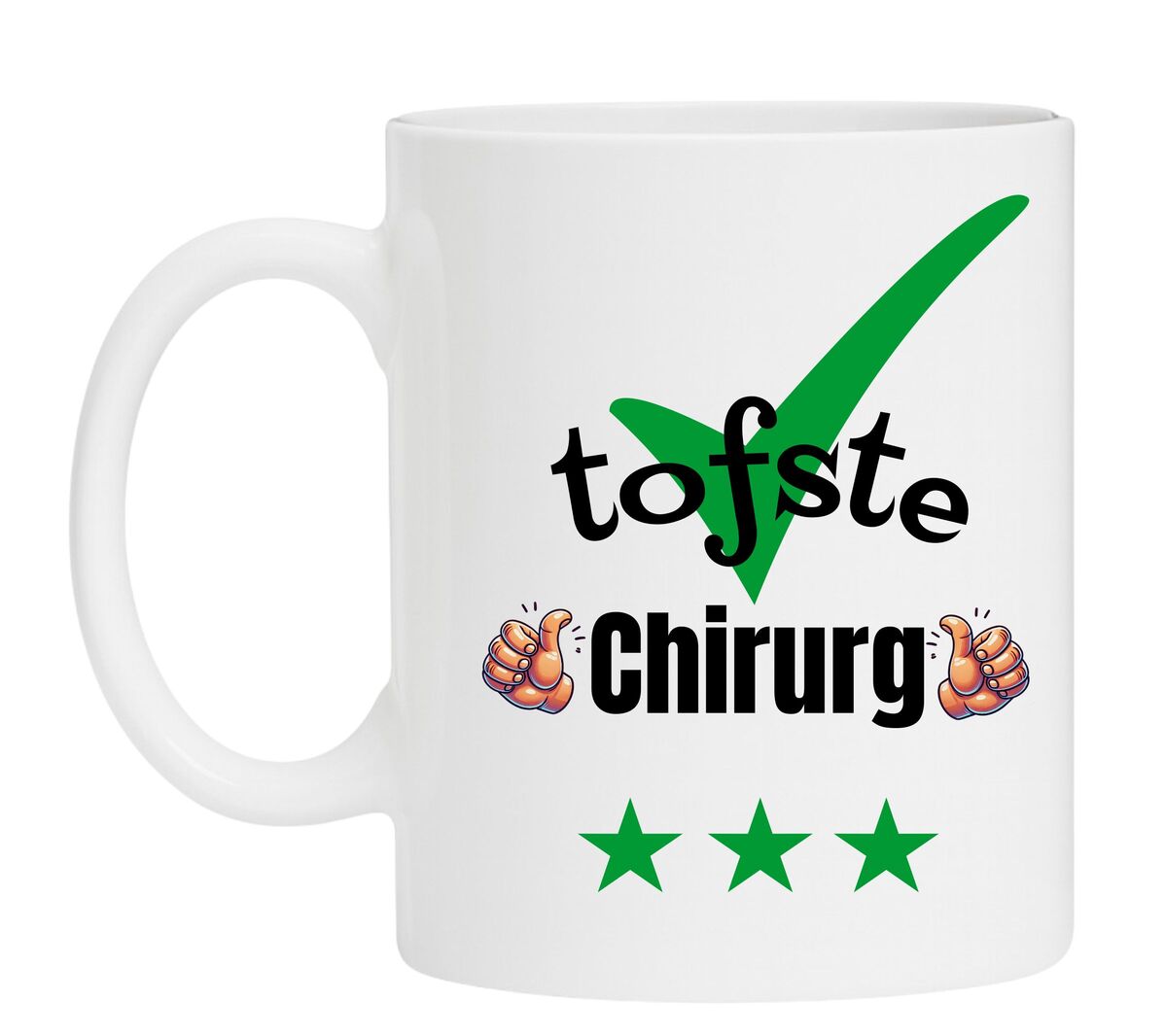 Een Koffiemok speciaal voor de tofste Chirurg