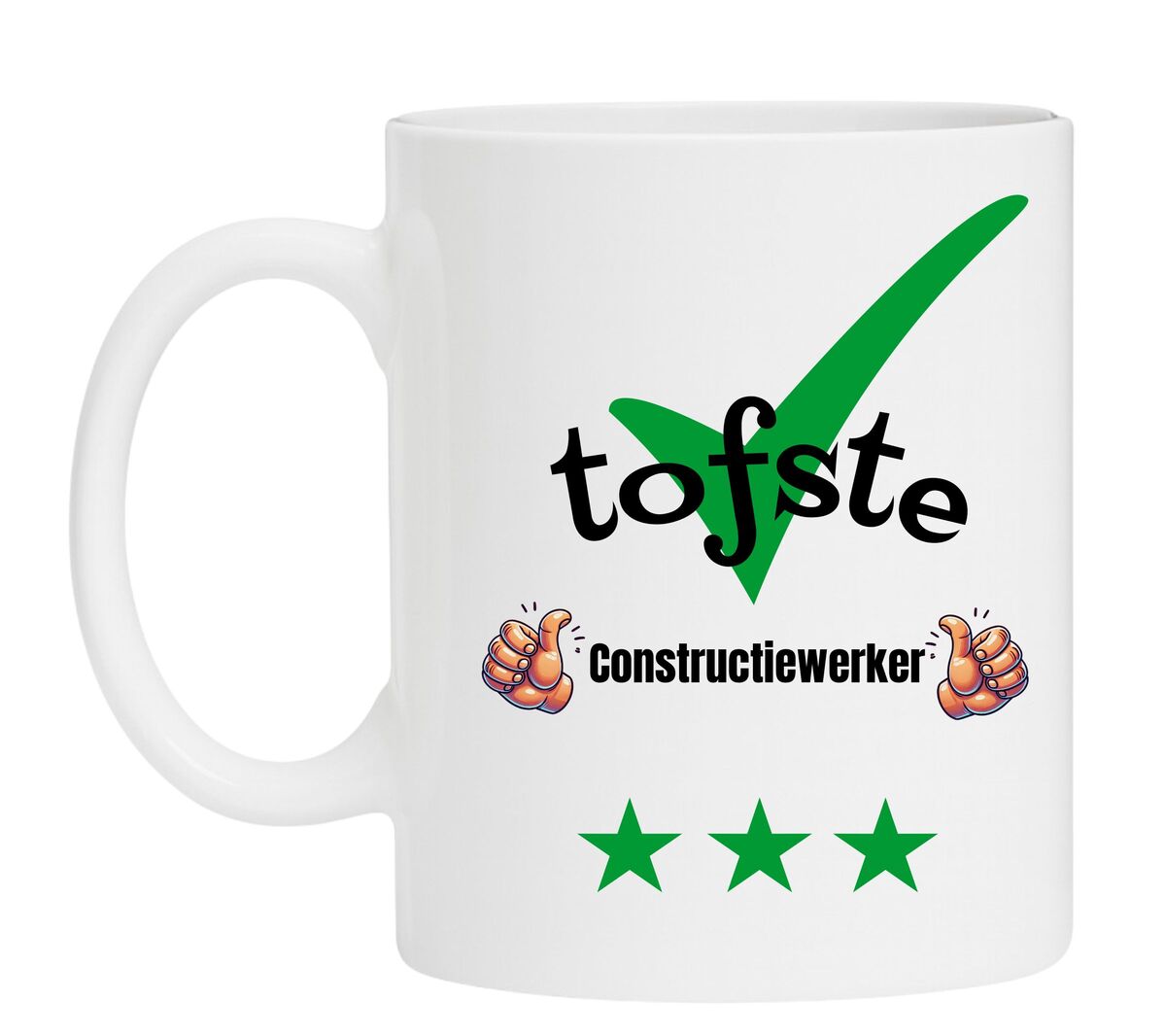 Een Koffiemok speciaal voor de tofste Constructiewerker