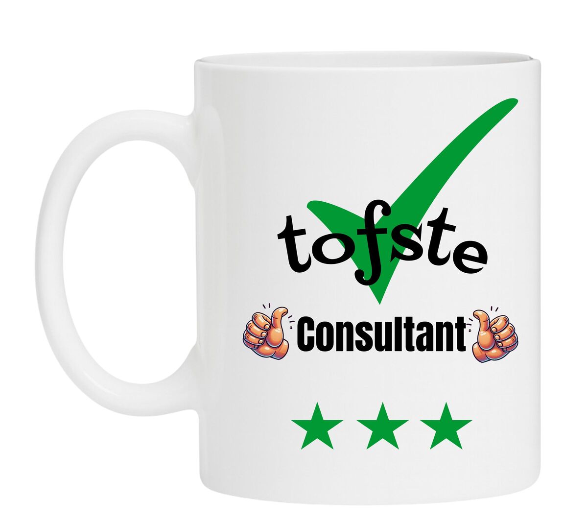 Een Koffiemok speciaal voor de tofste Consultant