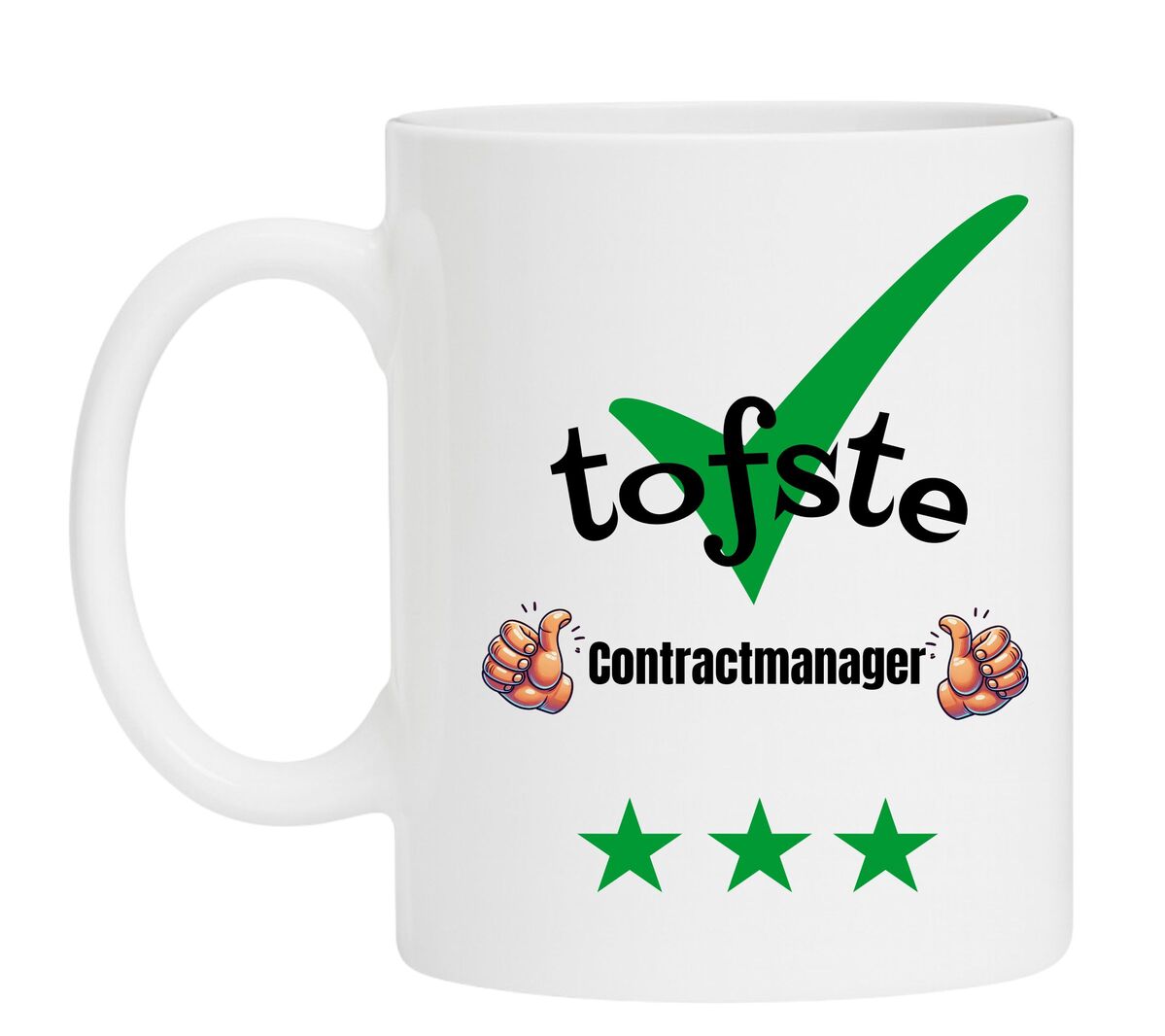 Een Koffiemok speciaal voor de tofste Contractmanager