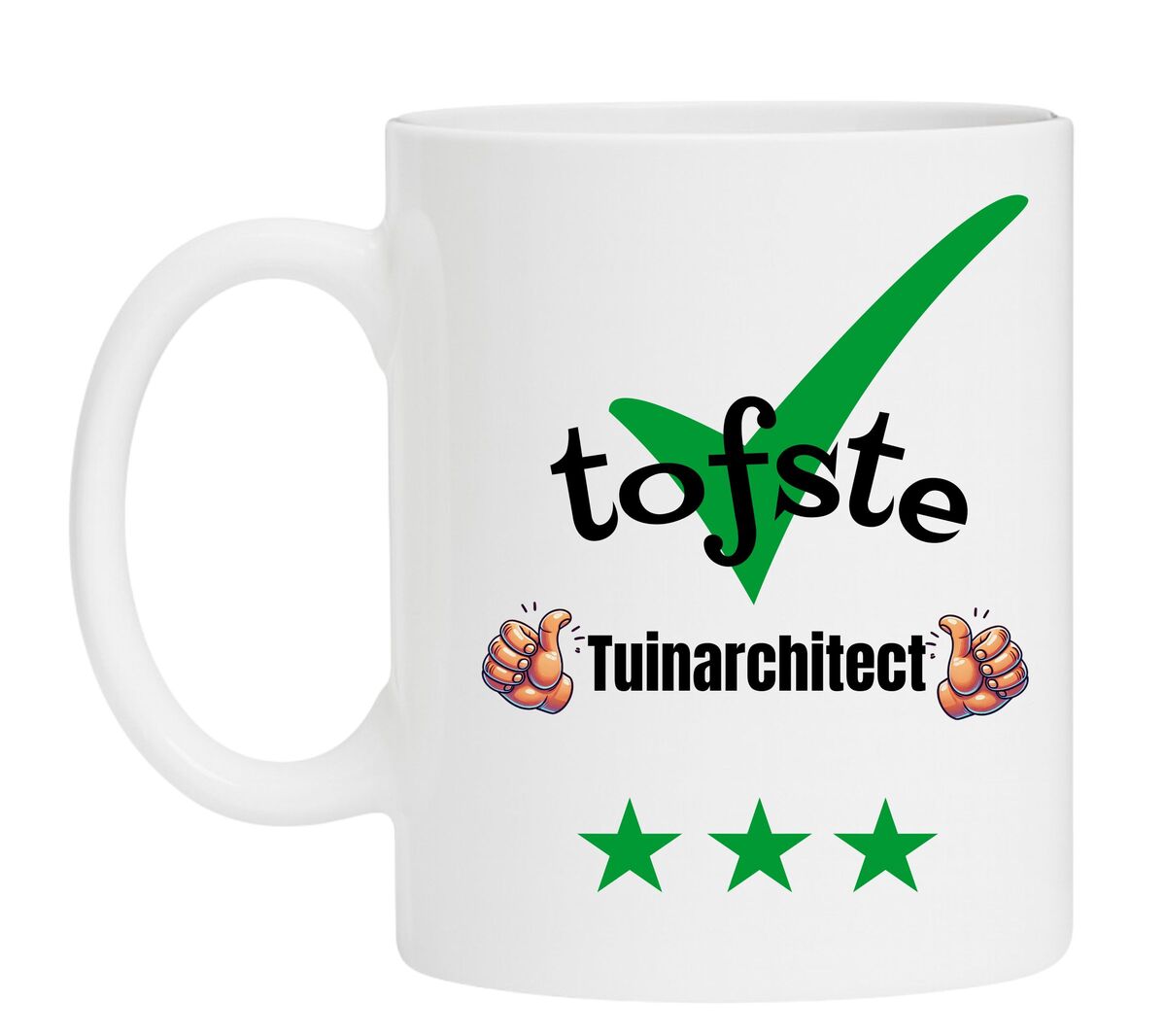 Een Koffiemok speciaal voor de tofste Tuinarchitect