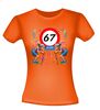 foto 5 Een leuk en grappig shirtje voor haar, oude vrouwen met wandelstok voor leeftijd 67 dames