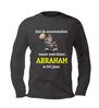 Funny 50 jaar abraham unisex longsleeve scootmobiel design