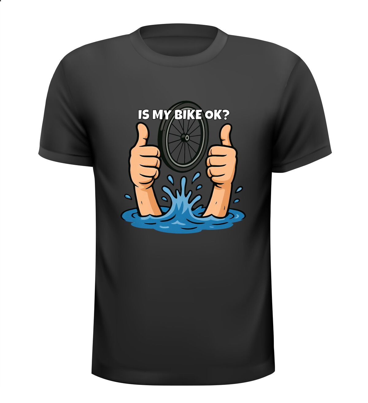 Grappig Shirtje is my bike ok?  Shirtje voor Fietsliefhebbers