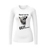 foto 6 Grappige unisex longsleeve met geit tekst vooruit met de geit