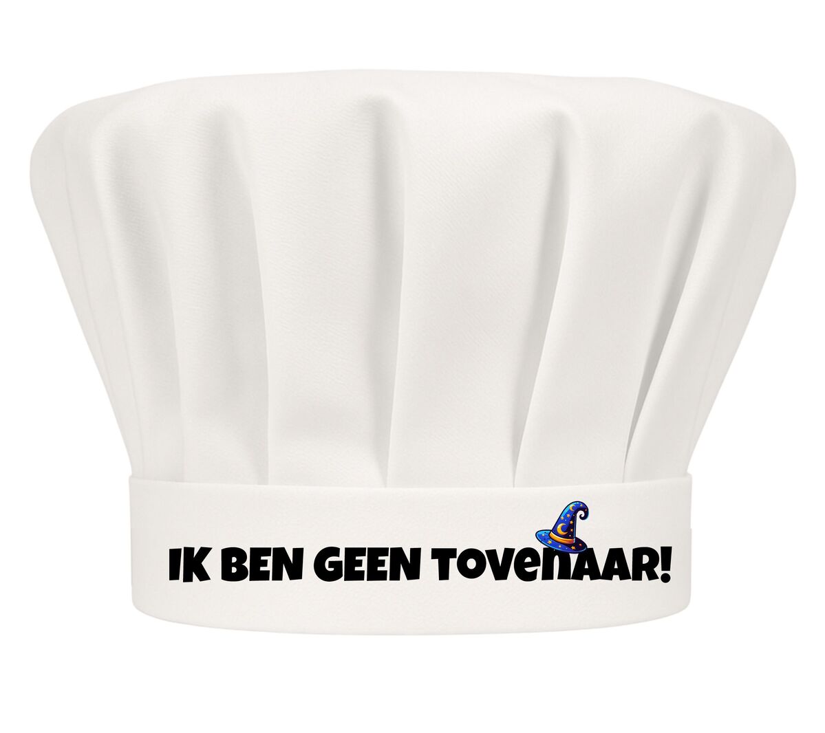Koksmuts ik ben geen tovenaar! Grappige koksmuts!