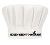 foto 1 Koksmuts ik ben geen tovenaar! Grappige koksmuts!
