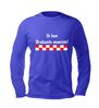 foto 2 Longsleeve rood wit geblokte opdruk Brabant en en tekst ik ben Brabants mooiste