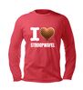 foto 3 Longsleeve unisex i love stroopwafel voor echte stroopwafelfans