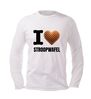foto 4 Longsleeve unisex i love stroopwafel voor echte stroopwafelfans