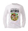 foto 4 Officially retired longsleeve heren grappig pensioen cadeau met tekst en hangmat print