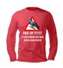 foto 3 Pas op ik praat graag over duiven longsleeve unisex