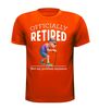 foto 5 T-shirt officially retired not my problem oude man met wandelstok