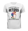 foto 7 T-shirt officially retired not my problem oude man met wandelstok