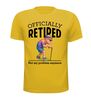 foto 8 T-shirt officially retired not my problem oude man met wandelstok