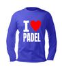 foto 2 Unisex longsleeve met opdruk  I love padel sportief en stijlvol