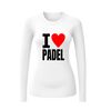 foto 6 Unisex longsleeve met opdruk  I love padel sportief en stijlvol