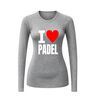 foto 8 Unisex longsleeve met opdruk  I love padel sportief en stijlvol