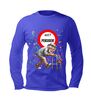 foto 2 Unisex longsleeve  met pensioen! feestelijk design met oude Man en rollator