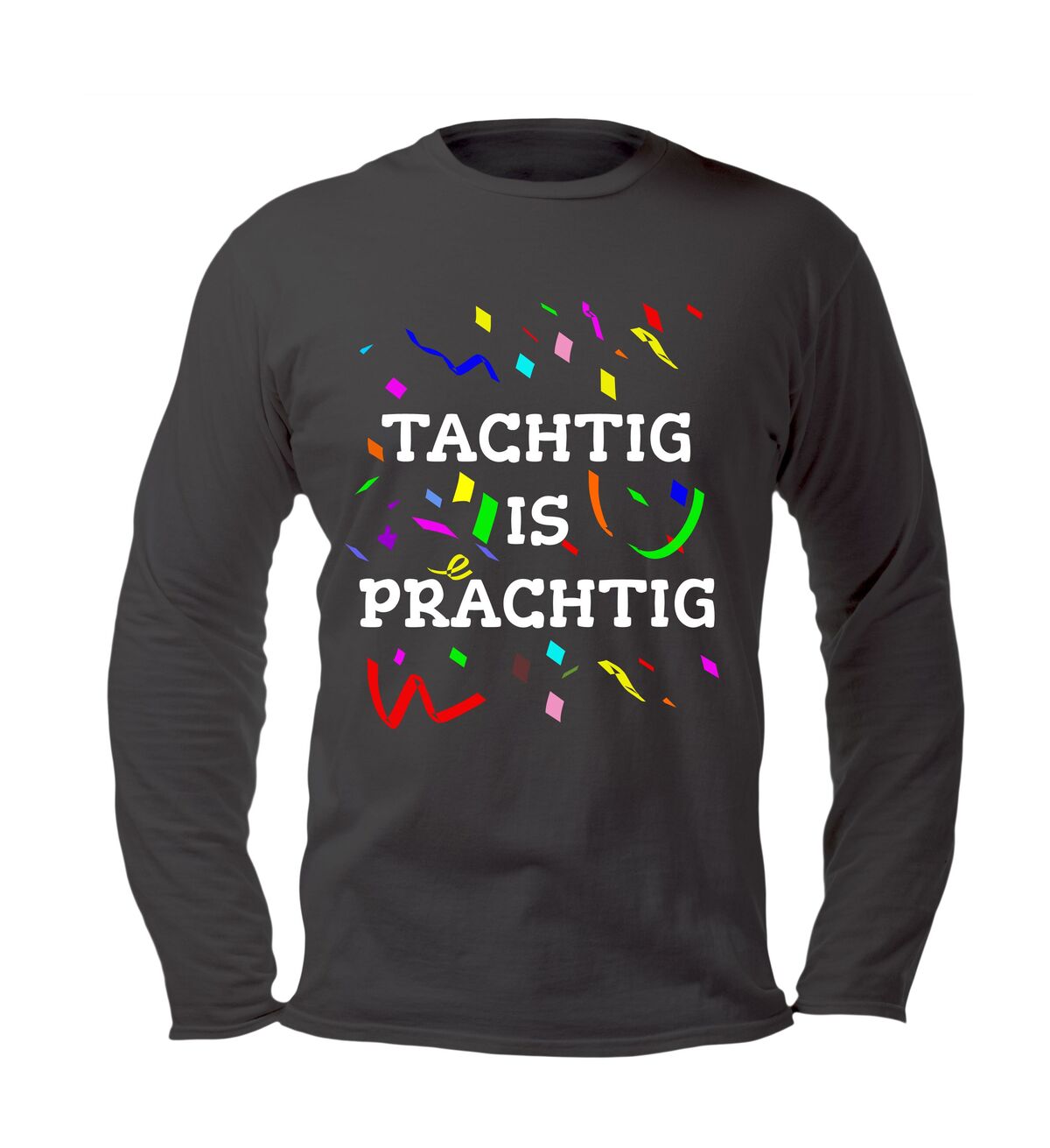 Unisex longsleeve tachtig is prachtig jubileumshirt