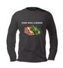 Voor Spek en Bonen unisex longsleeve met humorvolle print