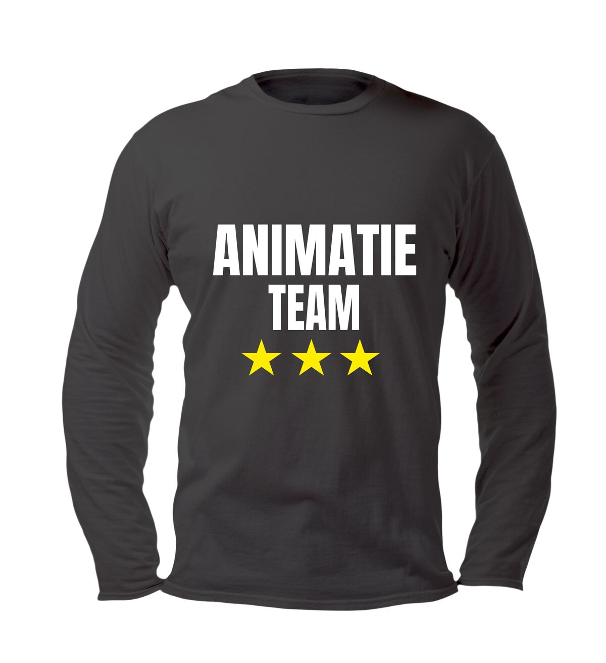 Animatie team longsleeve pretmakers van de camping