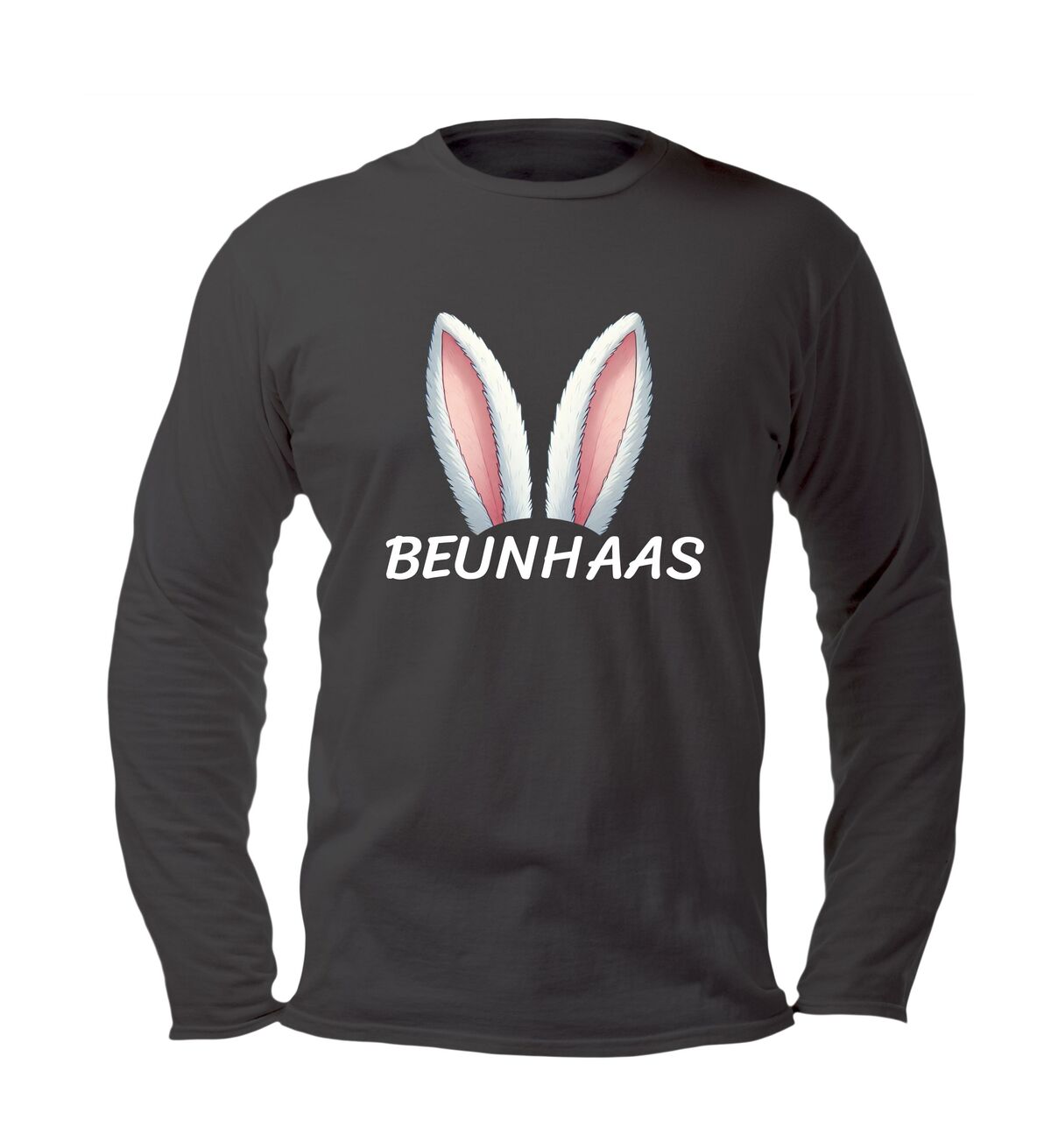 Beunhaas in stijl unisex longsleeve met hazenoren