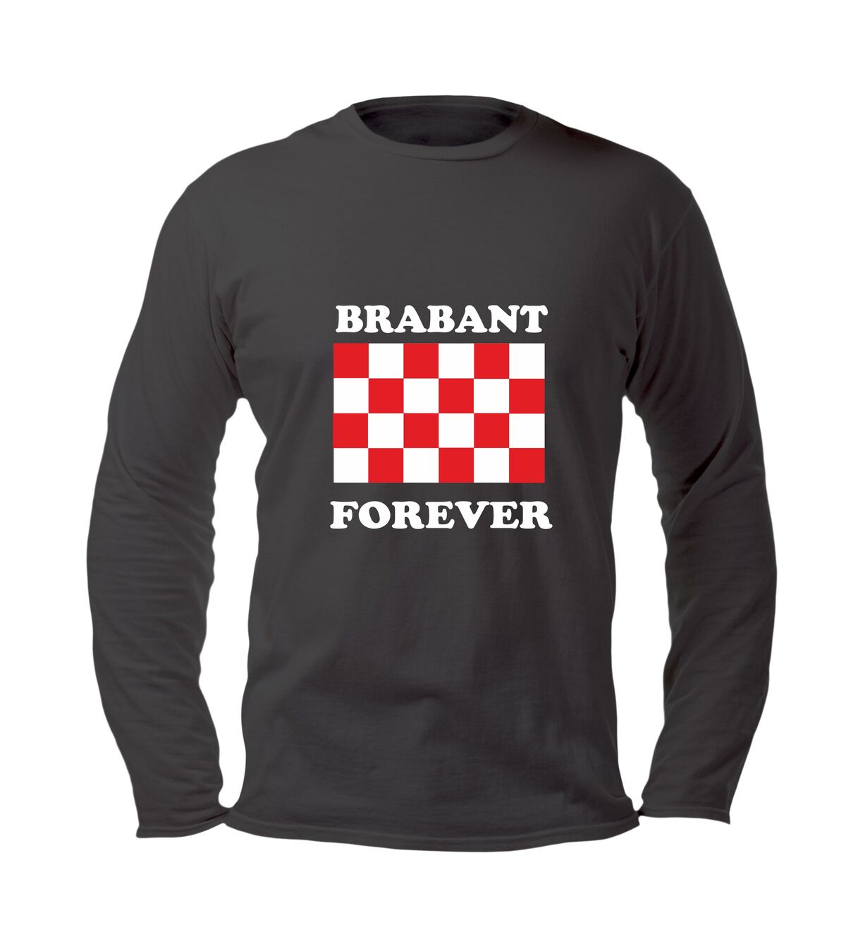 Brabant Forever Longsleeve trots gezelligheid en een vleugje rood-wit