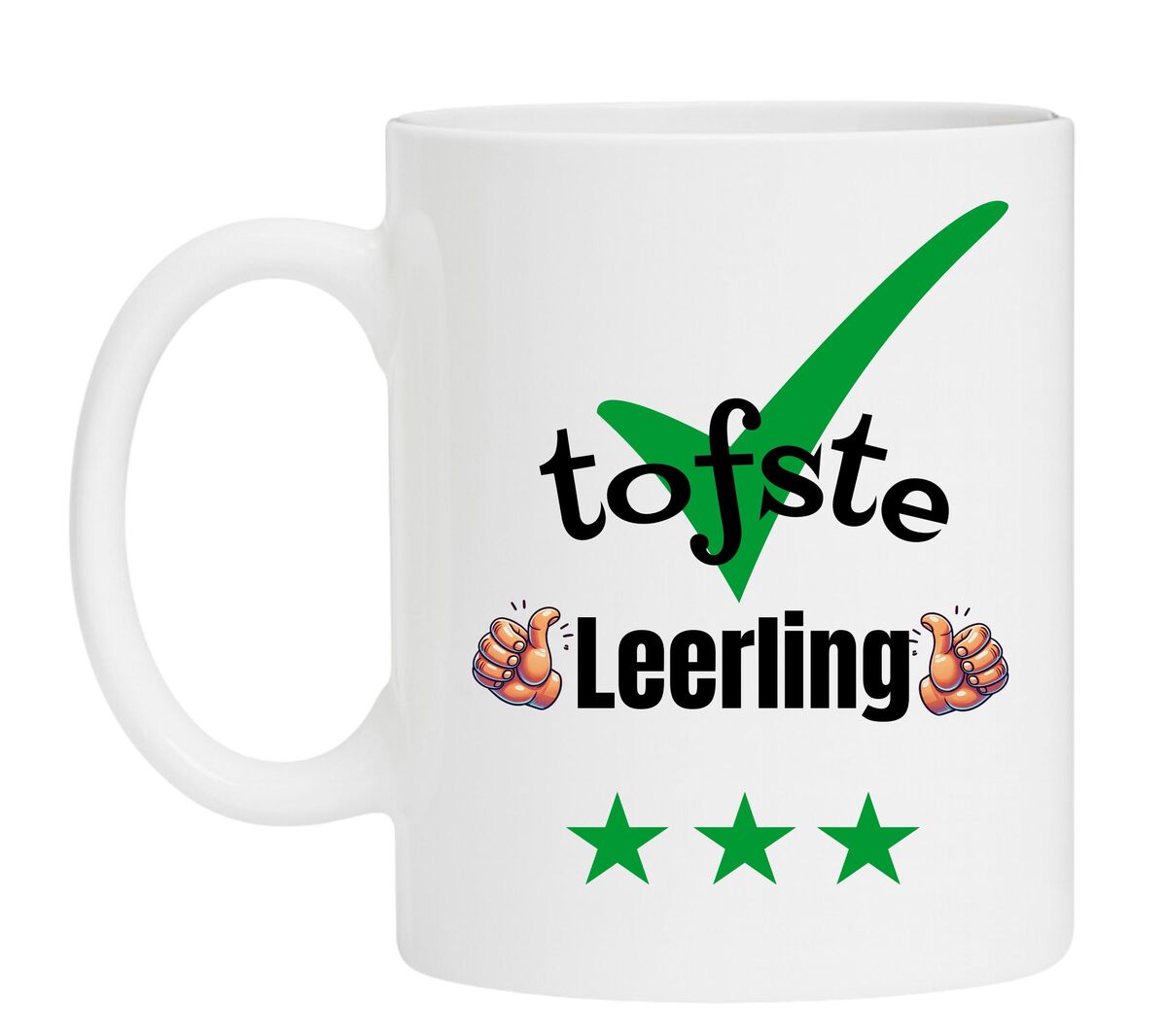 Een Koffiemok speciaal voor de tofste Leerling