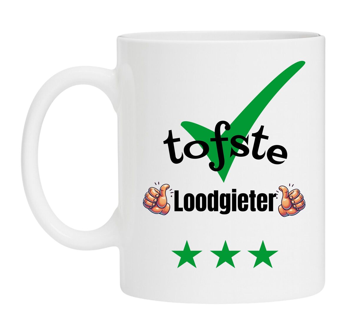 Een Koffiemok speciaal voor de tofste Loodgieter