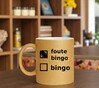 foto 2 Foute bingo mok goud met  glitter bingo tekst met humor cadeau voor party en bingo