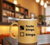 foto 4 Foute bingo mok goud met  glitter bingo tekst met humor cadeau voor party en bingo