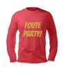foto 3 Foute party longsleeve shinen in glitter goud