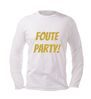 foto 4 Foute party longsleeve shinen in glitter goud