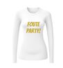 foto 6 Foute party longsleeve shinen in glitter goud