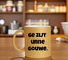 foto 3 Ge zijt unne gouwe gouden glitter koffie thee mok