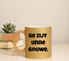 foto 4 Ge zijt unne gouwe gouden glitter koffie thee mok