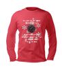 foto 3 Humor kerst longsleeve  De helft werkt niet, de andere helft is in de war unisex shirt met lange mouwen met kerstverlichting afbeelding