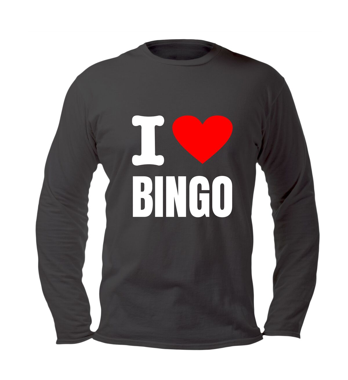 I love Bingo unisex longsleeve voor de échte bingo fan