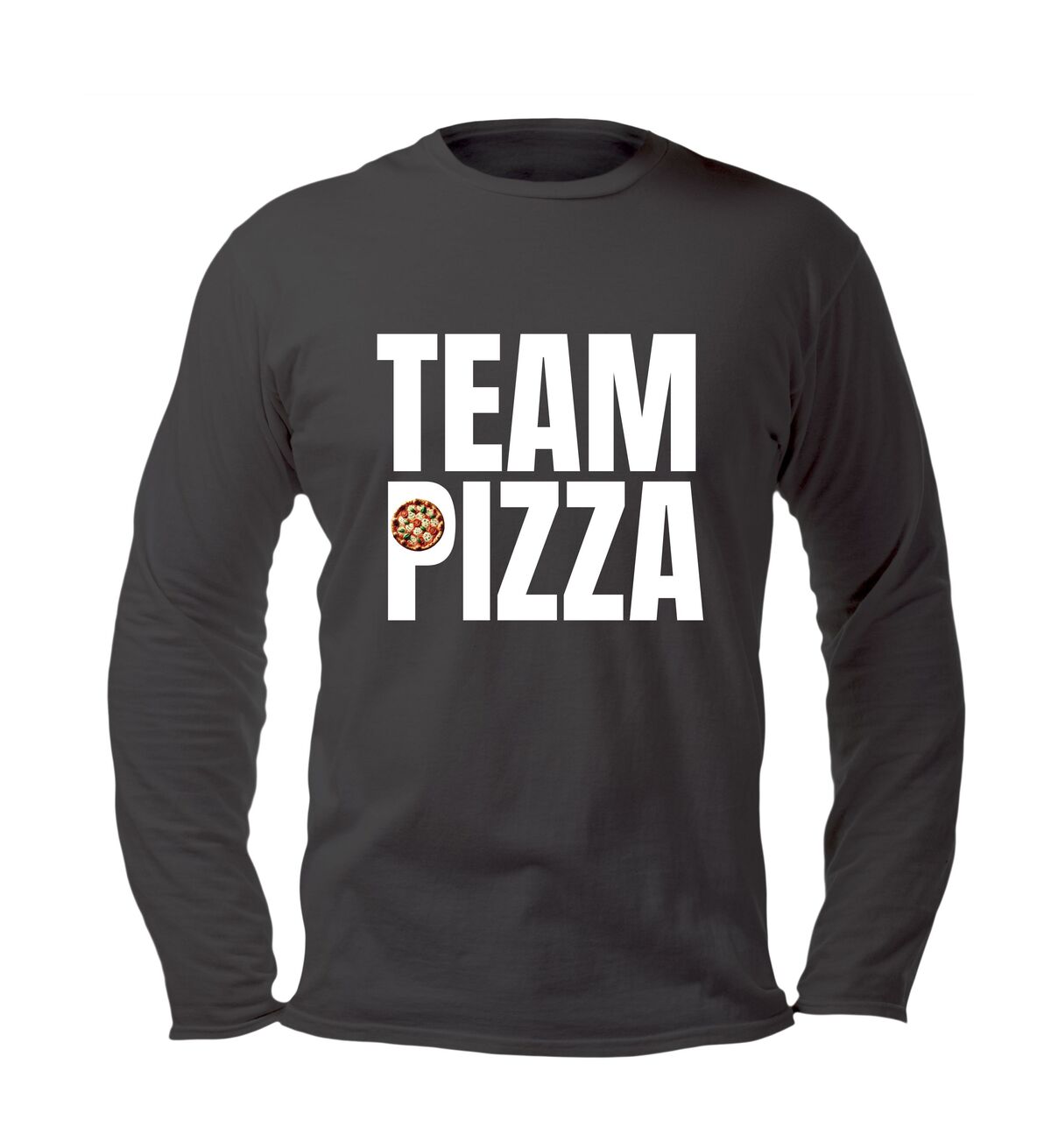 Longsleeve team pizza voor échte pizza liefhebbers
