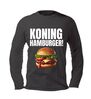 foto 1 Longsleeve unisex koning hamburger must-have voor hamburgerfans